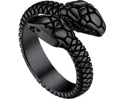 Allecto Plus - Vintage slang ring/draak ringen van roestvrij staal gotische sieraden gegraveerde gepersonaliseerde geschenken
