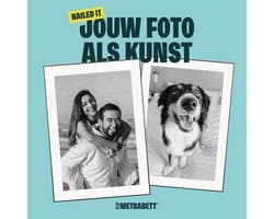 Uniek Cadeau - String Art - 115 x 57 cm - Personaliseer - Met Babett - Wanddecoratie - Eyecatcher voor Interieur - Fotorealistisch Kunstwerk - Uniek Portret